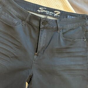 Seven7 Women's Black Skinny Jeans